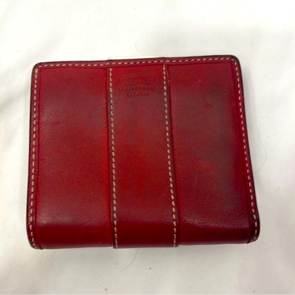Burgundy COACH WALLET